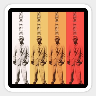 Lightnin Hopkins Original Aesthetic Tribute 〶 Sticker